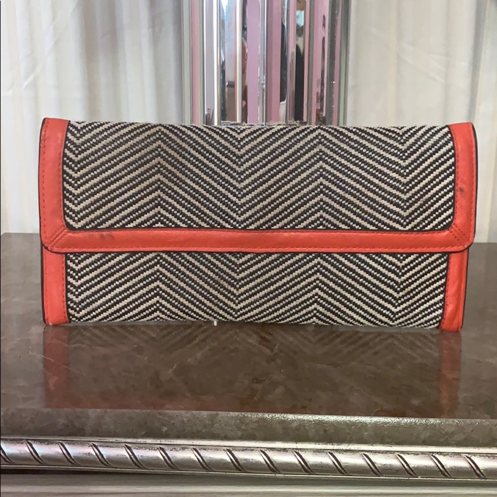 💎The LIMITED red and zebra print clutch bag